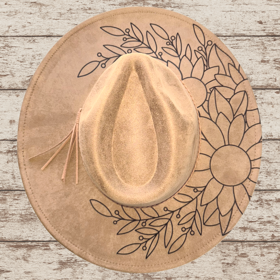 Sunflower Wide Brim Hat