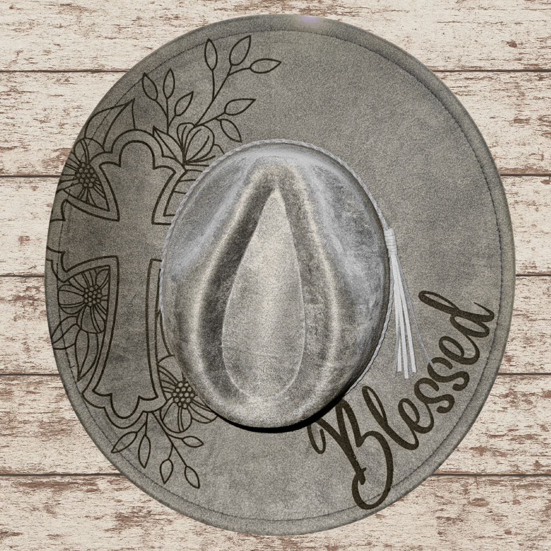 Blessed Wide Brim Hat