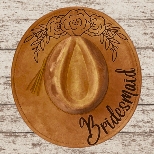Bridesmaid Wide Brim Hat