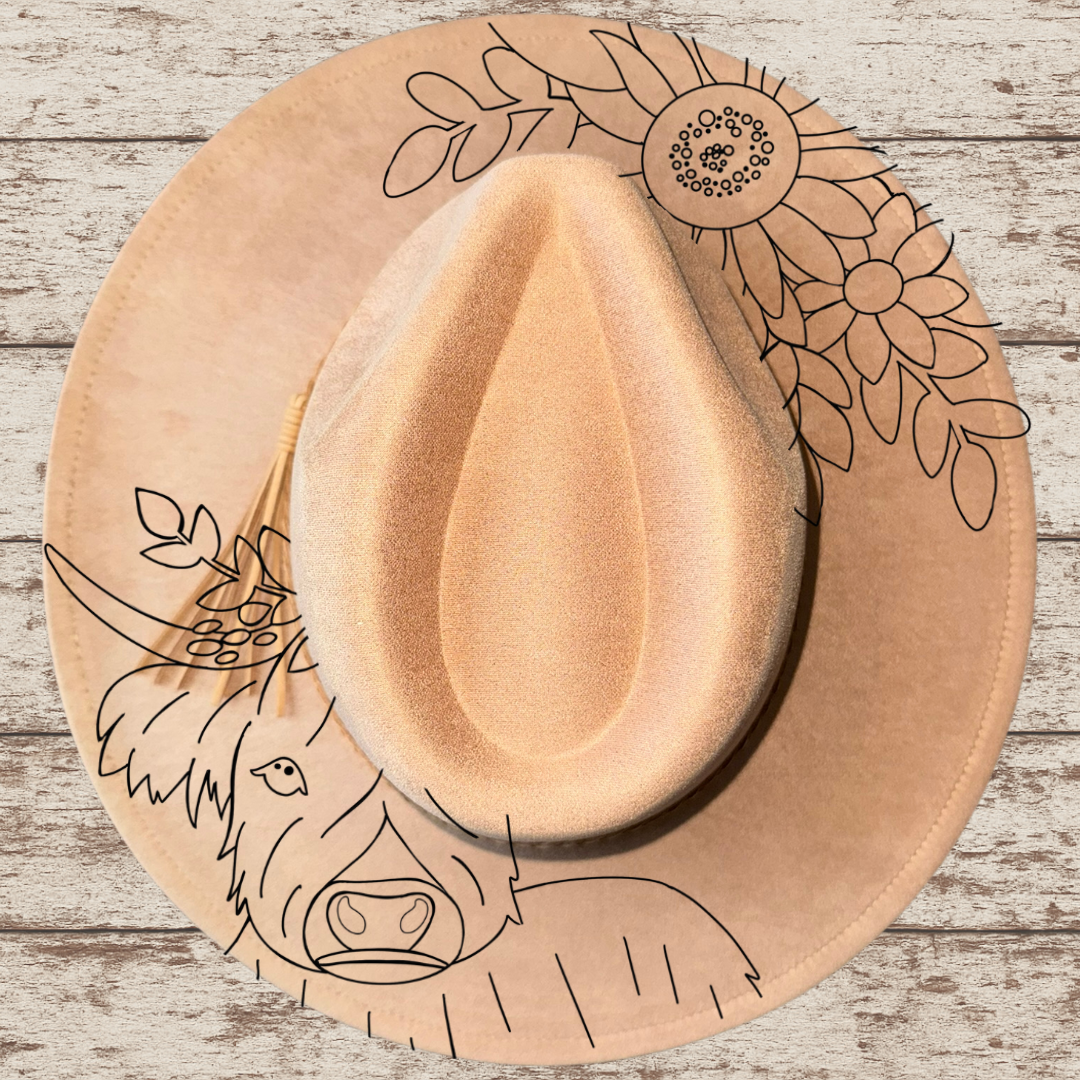 Honey Highlander Wide Brim Hat