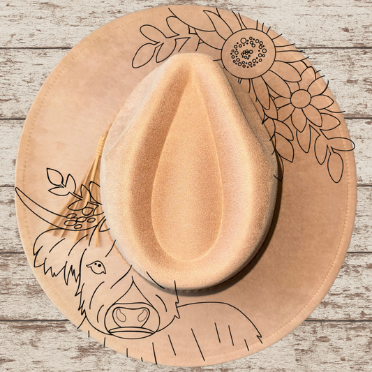 Honey Highlander Wide Brim Hat