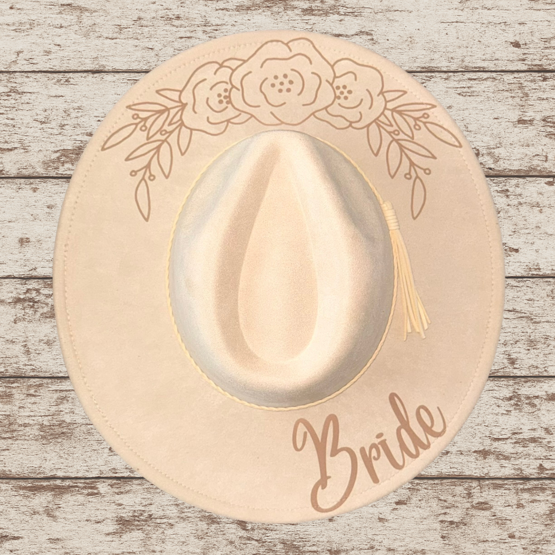 Bride Wide Brim Hat
