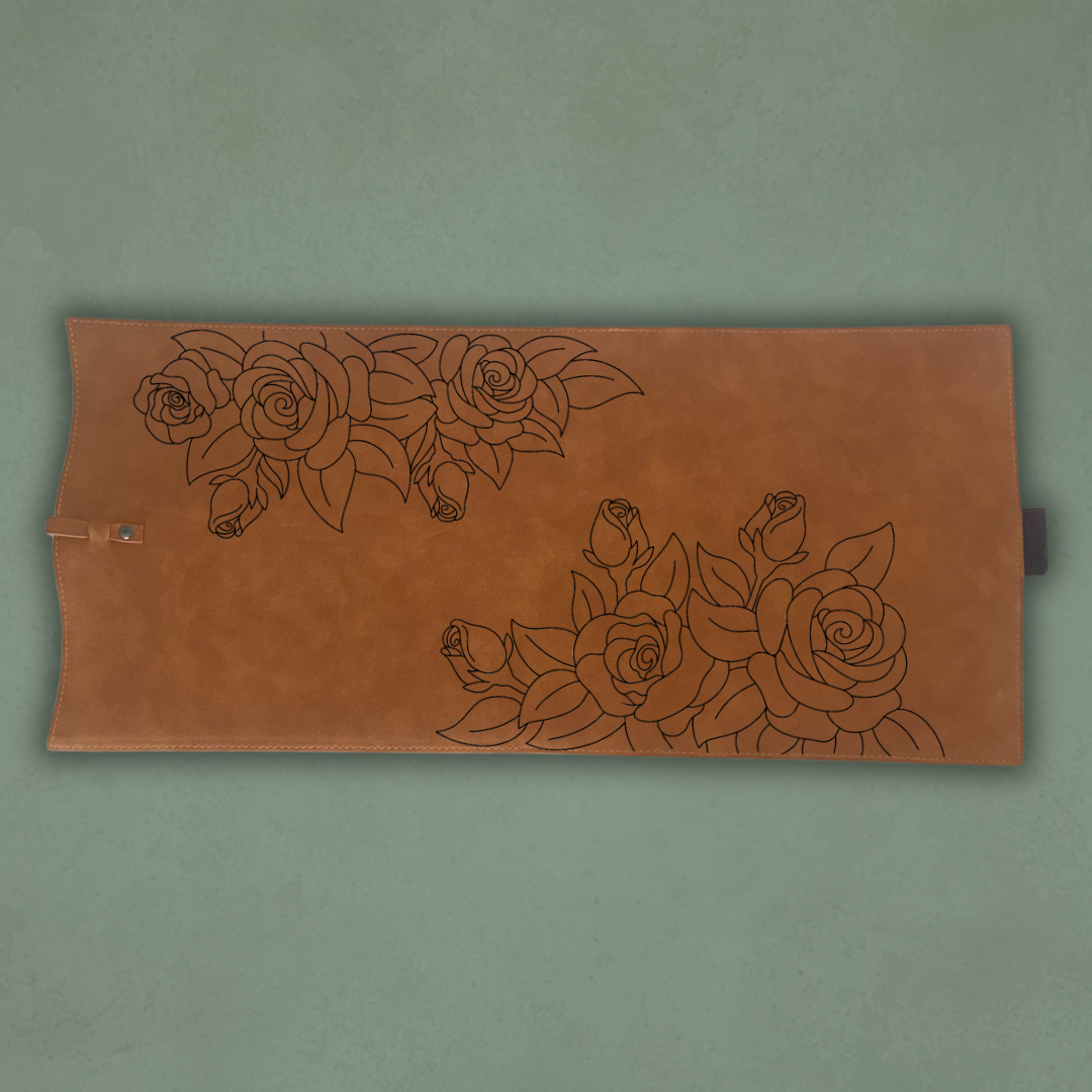 Laser Engraved Bible Covers - Roses