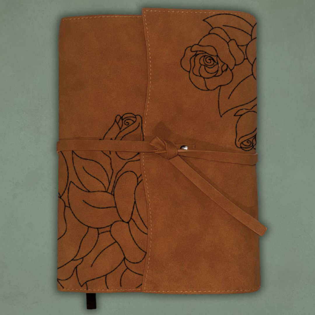 Laser Engraved Bible Covers - Roses
