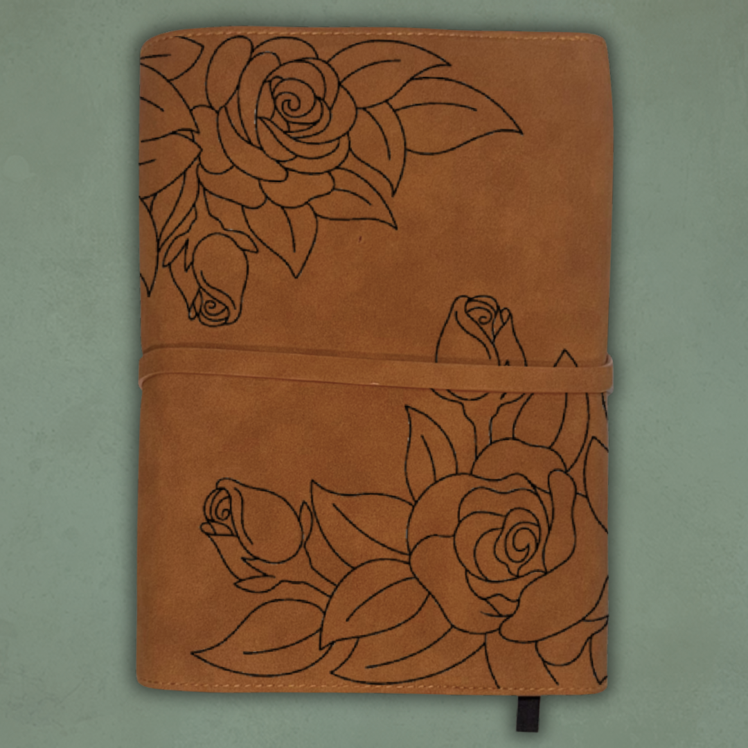 Laser Engraved Bible Covers - Roses