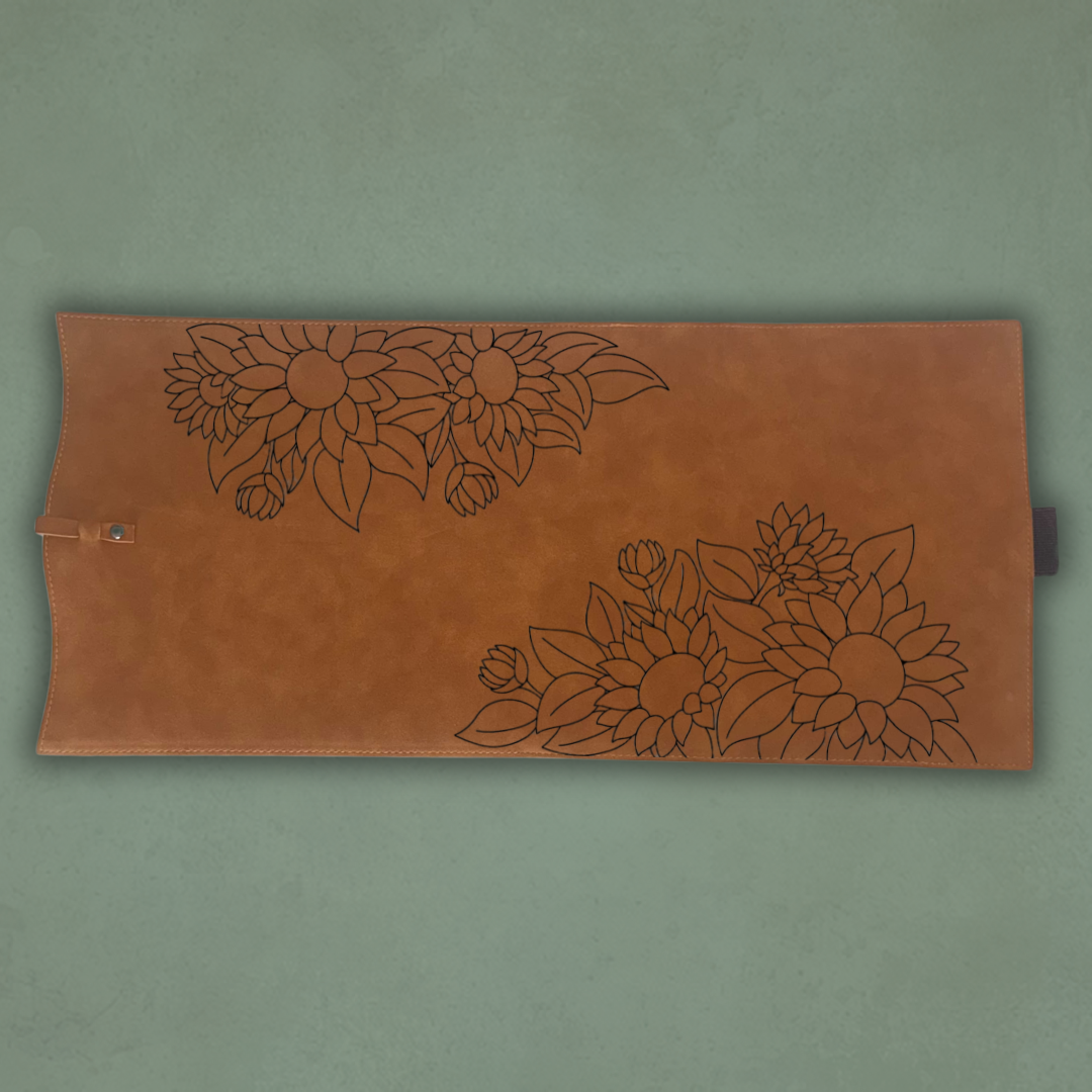 Laser Engraved Bible Covers - Sunflowers