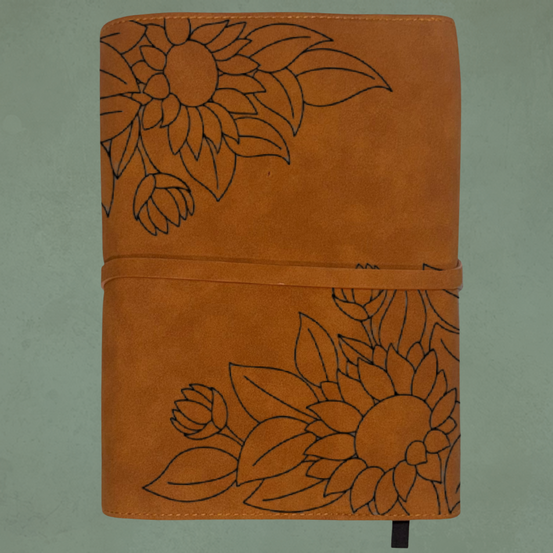 Laser Engraved Bible Covers - Sunflowers