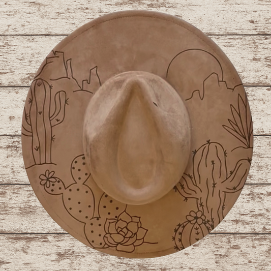 Cactus Wide Brim Hat