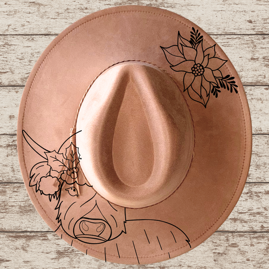 Christmas Highlander Wide Brim Hat
