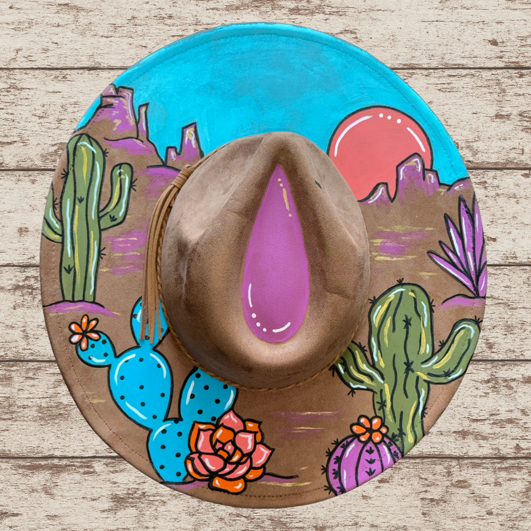 Cactus Wide Brim Hat