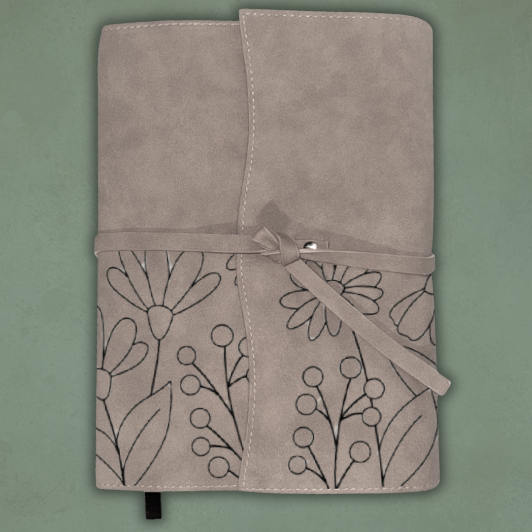 Laser Engraved Bible Covers - Wildflowers